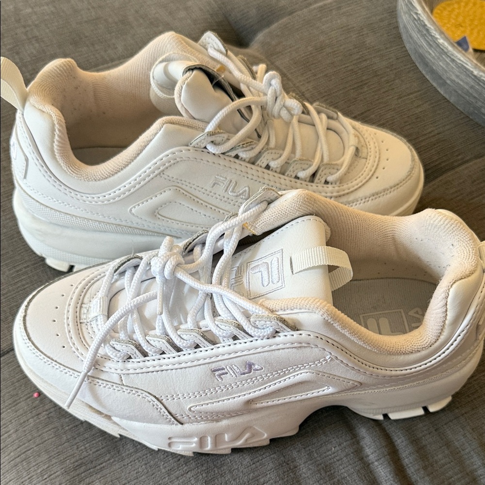 Fila Classic White Athletic Shoes.